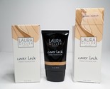 2 LAURA GELLER Cover Lock Cream Foundation Golden Medium 1 oz - £22.15 GBP