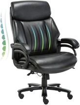 Big and Tall Office Chair 400lbs-Heavy Duty Executive Desk Chair with Ex... - £228.08 GBP