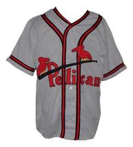 Custom Name Number New Orleans Pelicans Baseball Jersey 1940 Grey Any Size image 4