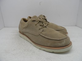 Reebok Men&#39;s Suede Moc Toe Lace Up Casual Shoe Taupe Size 12M - $35.62