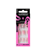 NEW Kiss imPRESS Design Halloween Glow in the Dark BAT BONE 30 SHORT Nails - $31.68 CAD