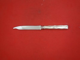 Lap Over Edge Acid Etched by Tiffany Sterling Silver Fruit Knife serrated 7 1/4&quot; - £307.83 GBP