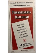 PENNSYLVANIA RAILROAD Time Tables December 17 1953 Form 79 New York Wash... - $187.46 MXN