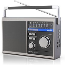 Portable Am Fm Radio, Shortwave Transistor Radio With Best Reception,, Gray - £35.14 GBP