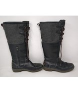 UGG Women&#39;s Elsa 1005578 Black Round Toe Mid-Calf Snow Boots Size 5.5 - £46.70 GBP