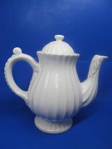 American Atlier Athena Ironstone White Coffee Pot Domestications 8.5&quot;X9&quot;... - £88.92 GBP