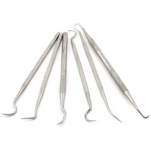 6 Piece Wax Carving Stainless Steel Pick Set Jewelry Making Tools - £11.40 GBP
