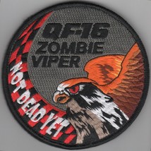 4&quot; USAF AIR FORCE 82TAT QF-16 ZOMBIE SWIRL NOT DEAD YET EMBROIDERED JACK... - £29.09 GBP