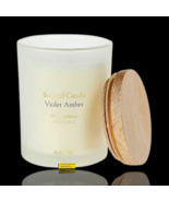 LALINE-  scented Candle  VIOLET AMBER scent 198 gram - $39.90