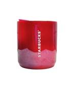 Starbucks 2021 8oz Double Wall Insulated Tumbler Pink Red Ombre Ceramic ... - £15.46 GBP