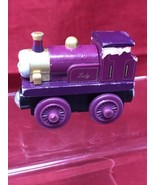 Lady Thomas the Train &amp; Friends Wooden Railway Tank Purple Engine Wood - $14.80