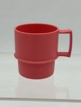 Vintage Tupperware Toys #1400 Mini Mug Cup 1.75" Tall Pink Replacement Play Set - $3.99