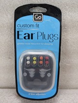 New/Sealed Go Travel Custom Fit Ear Plugs - 4 Size Adjusters (P) - £9.37 GBP