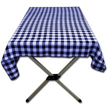 Table in a Bag TC4848RW Square Polyester Poplin Gingham Tablecloth, 48-I... - £12.12 GBP