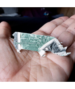 Handmade Gift Item - Money Origami RHINO Rhinoceros Animal - $69.95