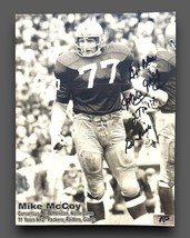 MIKE McCOY AUTOGRAPHED SIGNED NOTRE DAME FIGHTING IRISH 8X10 PHOTO wCOA - $19.79