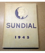 1945 SUNDIAL SUNSET HIGH SCHOOL YEARBOOK DALLAS  TEXAS OAK CLIFF - £26.07 GBP