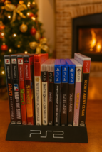 PlayStation Holder Videogames DVD Storage Display Gameroom Shelf PS2 PS3... - €48,67 EUR