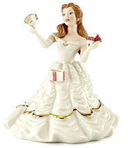 Lenox Disney Belle&#39;s Birthday Surprise Beauty &amp; Beast Figure 5-1/8&quot;H 853... - £171.74 GBP