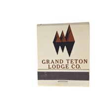 Vintage Matchbook Grand Teton Lodge Co National Park Wyoming Full Unstruck - $10.40