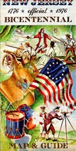 Bicentennial 1776 to 1976 - New Jersey Map &amp; Guide - $5.00