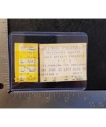 YES - VINTAGE JUNE 30, 1979 HOLLYWOOD, FLORIDA CONCERT TOUR TICKET STUB - €11,12 EUR