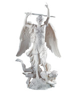 Saint Michel Angel L&#39;Archange Statue by Francisque-Joseph Duret Replica ... - £112.23 GBP