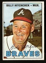 Atlanta Braves Billy Hitchcock 1967 Topps # 199 Nr Ex - £0.77 GBP