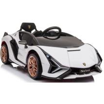 Official Licensed Lamborghini Sian 12V Electric Kids Ride On - White - $599.00