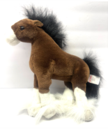 Gund Dale Clydesdale Brown White Horse Pony Plush Stuffed Animal Toy 11&quot; - $272.87 MXN