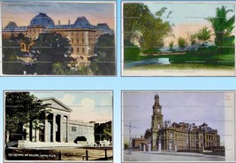 1900&#39;s Sidney &amp; Brisbane, Australia, Set of Four Color Postcards - £14.41 GBP