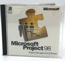 Microsoft Project 98 SR-1 Project Management Software CD Key Product Code - $8.99