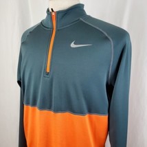 Nike Dri-Fit Long Sleeve Running Training Shirt XL 1/4 Zip Pullover Poly... - £14.03 GBP