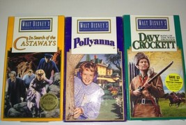 Walt Disney Studio Film Collection VHS Lot Castaways, Pollyanna, Davy Crockett - £14.87 GBP