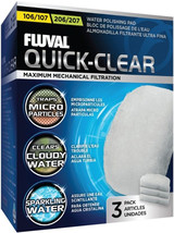 Fluval Quick-Clear Water Polishing Pad 3 count Fluval Quick-Clear Water Polishin - £13.03 GBP