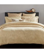 Donna Karan Gold Dust 3P full queen Duvet cover Shams Set $880 - $413.03 CAD