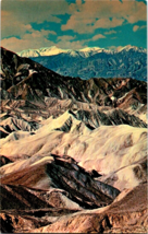 Postcard California Zabriski Point Death Valley Monument  5.5 x 3.5 In - $4.95