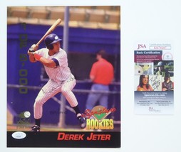 Derek Jeter Signed Signature Rookies Jumbo 8x10 Photo Yankees 355/1000 JSA COA - £237.40 GBP