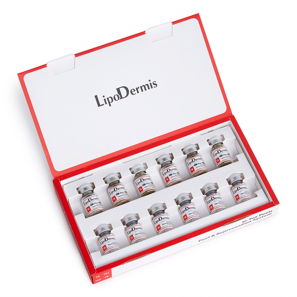 LipoDermis - Si-Tox Peel & Rejuvenation System: 6 sets of TA (1g) + TB (5ml)