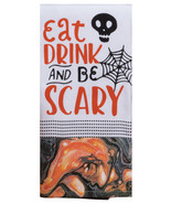 Kay Dee designs kitchen towel dual purpose terry Halloween Eat drink sca... - $167.88 MXN