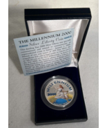 2000 Liberia 1 oz Silver Millennium Liberty Coin Uncirculated Box COA Co... - $47.52