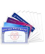 12 Pack Social Security Card Protector Sleeves Medicare Card Protector S... - $7.47