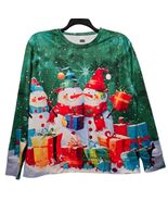Ugly Women Christmas Sweatshirt Long Sleeve Shirts O-neck Pullover (L) NEW - $19.79