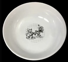 Disney Sketchbook Ceramic Large Serving Bowl Mickey Minnie Donald Duck Goofy New - £19.97 GBP