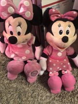 Disney Minnie Mouse Talking Singing Works &amp; Disney Store Plush - £10.05 GBP