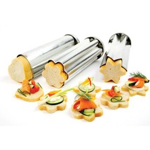 Norpro Tin Canape Bread Molds, Set of 1, 3 pieces - £31.35 GBP