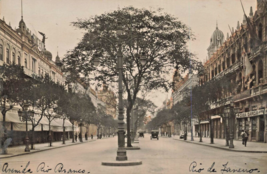 Rio De Janeiro Brazil~Avenida Rio BRANCO-STOREFRONTS~1920s Photo Postcard - £14.07 GBP