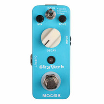 Mooer Sky Verb Reverb Micro Digital Guitar Effects Pedal True bypass New - £41.84 GBP