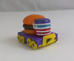 Vintage 1997 Wacky Chew Chew Hamburger Train Car Sonic Toy - £3.02 GBP