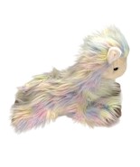 Russ Llama Plush Stuffed Animal Toy Rainbox Pastel Plush 16 in Length Fl... - $16.82